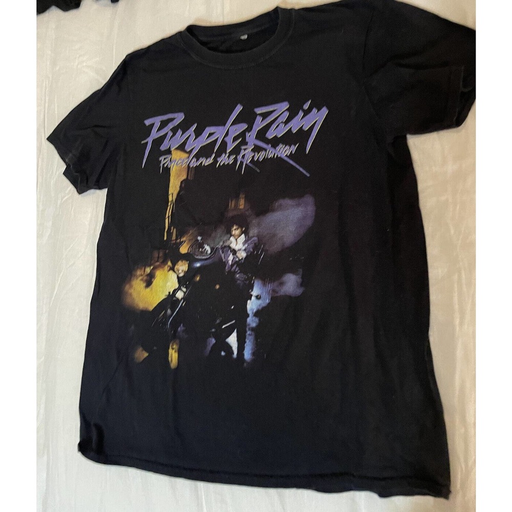 Vintage Purple Rain Prince Rock And Roll T Shirt Fits Large Mens Music Pop Tee